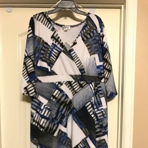EUC Avenue Abstract Print Dress 22/24